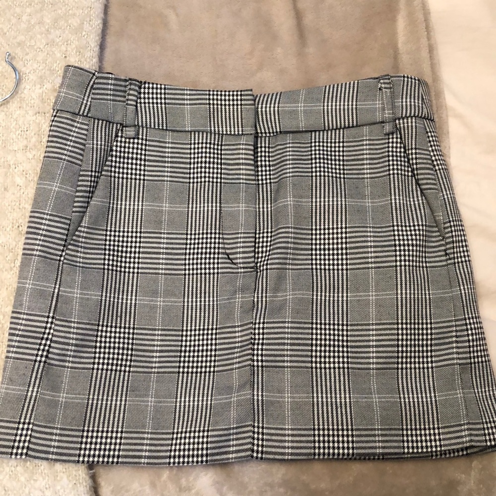 Plaid miniskirt